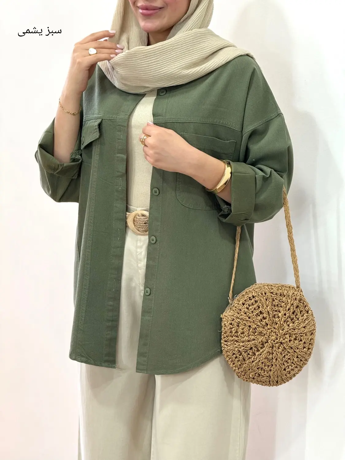 مانتو کتان کاغذی ترک ابریشمی رنا